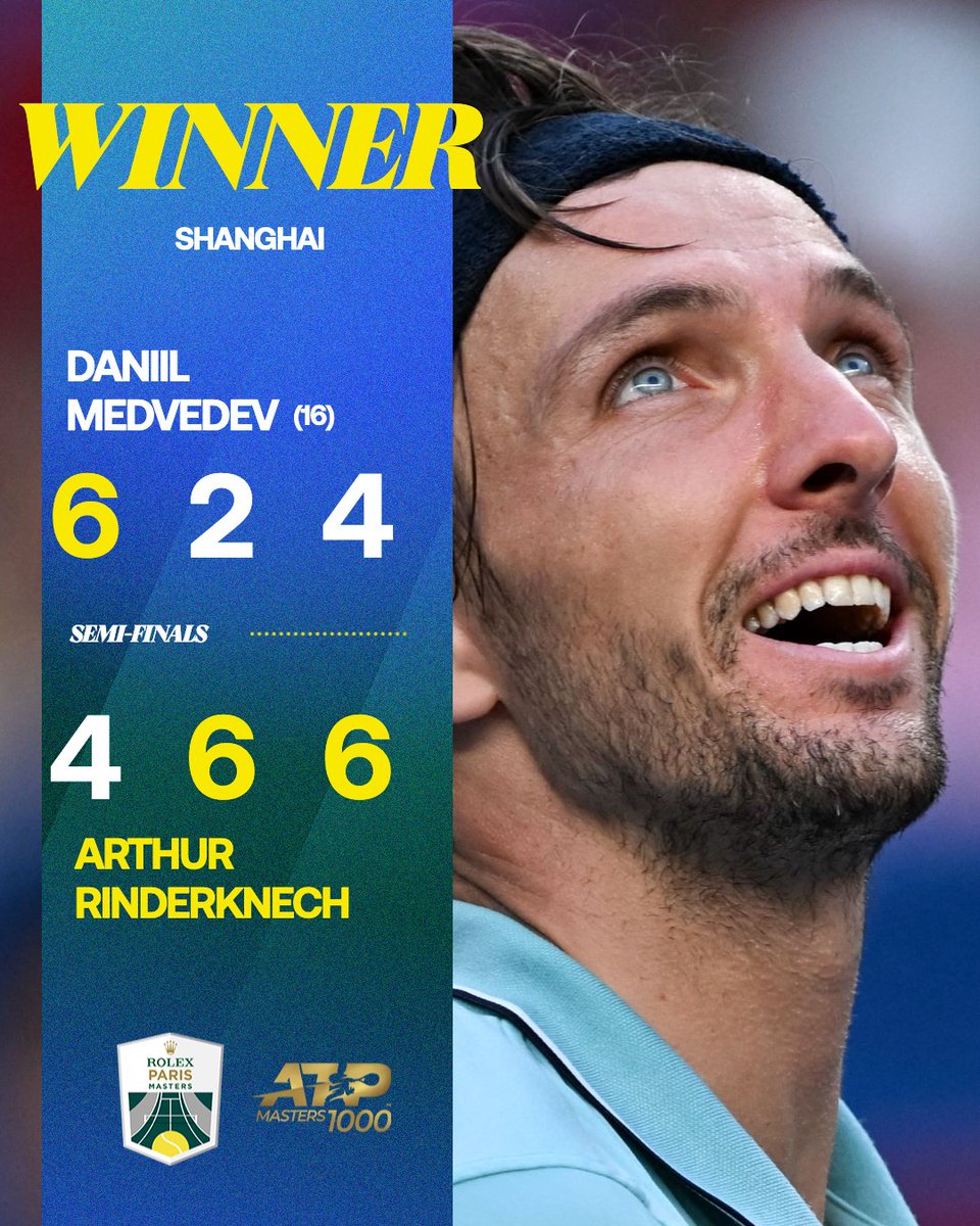 RolexPMasters's tweet image. Make it maiden Masters 1000 final for Arthur Rinderknech !!!
 
#RolexShanghaiMasters