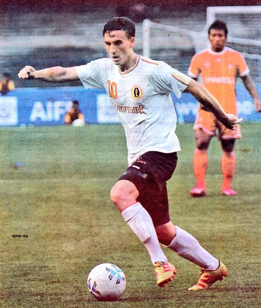ebfchistory's tweet image. Who is the best free kick taker you have seen playing for East Bengal?

In our opinion it would be the Scottish forward 🏴󠁧󠁢󠁳󠁣󠁴󠁿 Alan Gow who played for East Bengal during a short spell in 2011/12 and returned back due to injury concerns. 

Gow was technically too good but sigh!