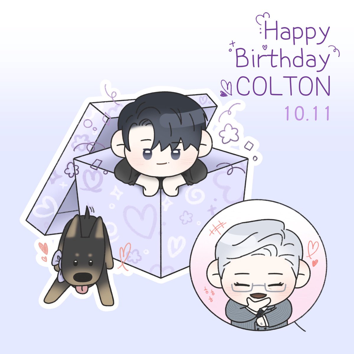 exddd_'s tweet photo. 서콜튼 생일축하해💜💜💜
#그조해 #콜튼_생일축하해
#HAPPY_Colty_DAY https://t.co/PFjATkoT3W