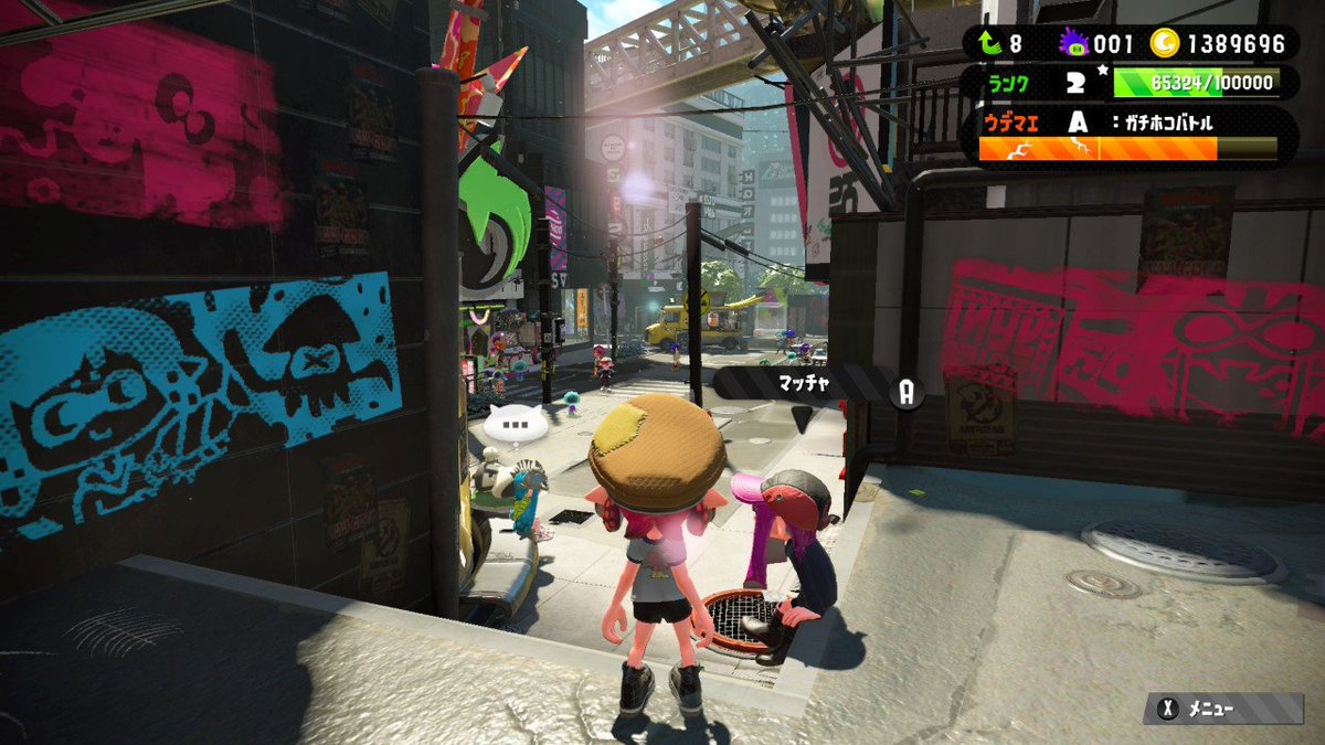 Lyzyoshimi's tweet image. スプラ2の🐻フェスあざした。
#スプラトゥーン2
#Switch2