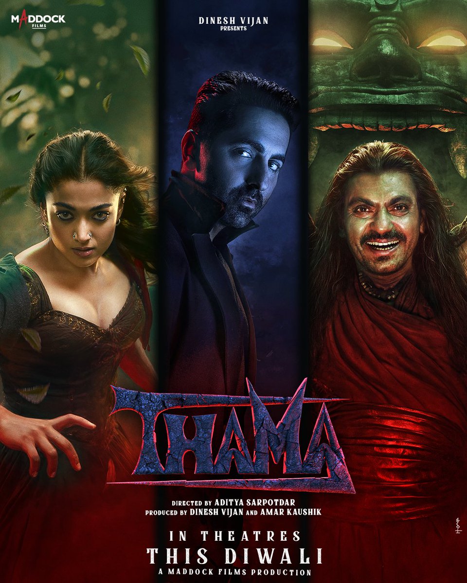 ManozTalks's tweet image. The Buzz of #Thamma is Shockingly low if we compare other @MaddockFilms Horror film !!
Strong Marketing could be the major Factor...โ