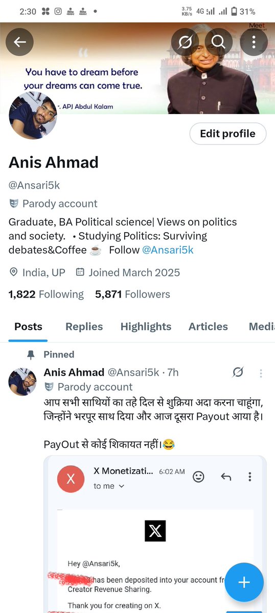 एक बड़े अकाउंट ने मुझे बताया था लोग नाम से ज़्यादा DP से पहचानते हैं, 

लेकिन अभी तक जो नाम और DP के साथ मैं आपके साथ जुड़ता रहा वो हमारे देश की एक बड़ी शख्सियत का नाम है, Zubair Sir

मुझे खुद पर यक़ीन है लेकिन सोचता था कि छोटी सी गलती की वजह से ज़ुबैर जैसे ब्रांड का नाम ज़रा सा