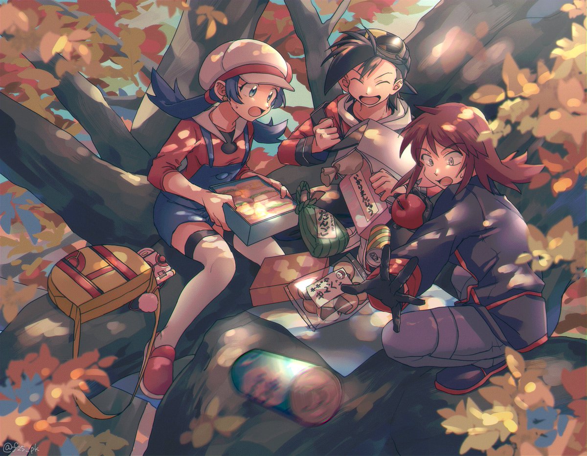 お出かけジョウトリオ！🍱