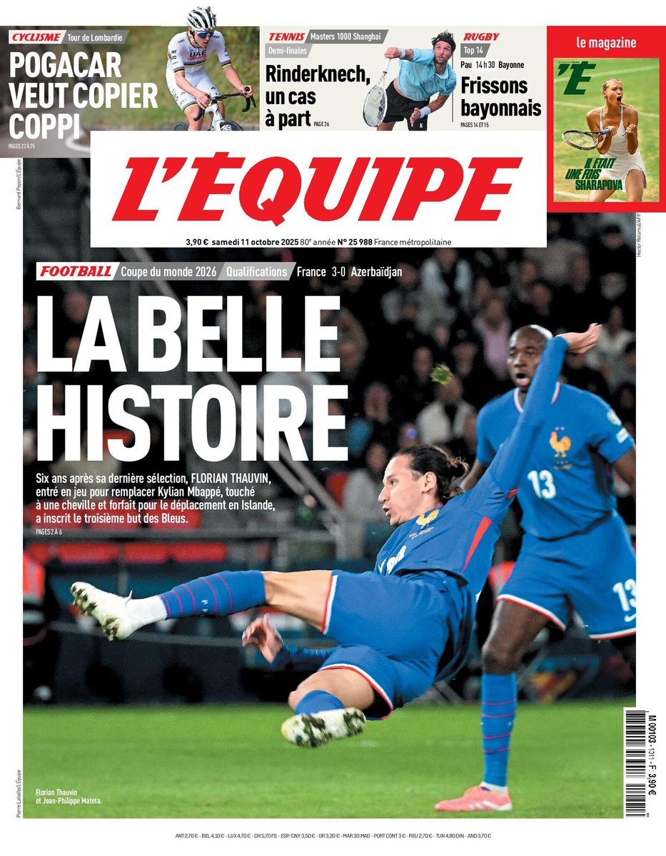 A_Taillez's tweet image. Tout ça en 3 semaines. C'est fou ! Quel talent, et quel coup de Leca. #Thauvin #rclens #FiersdetreBleus