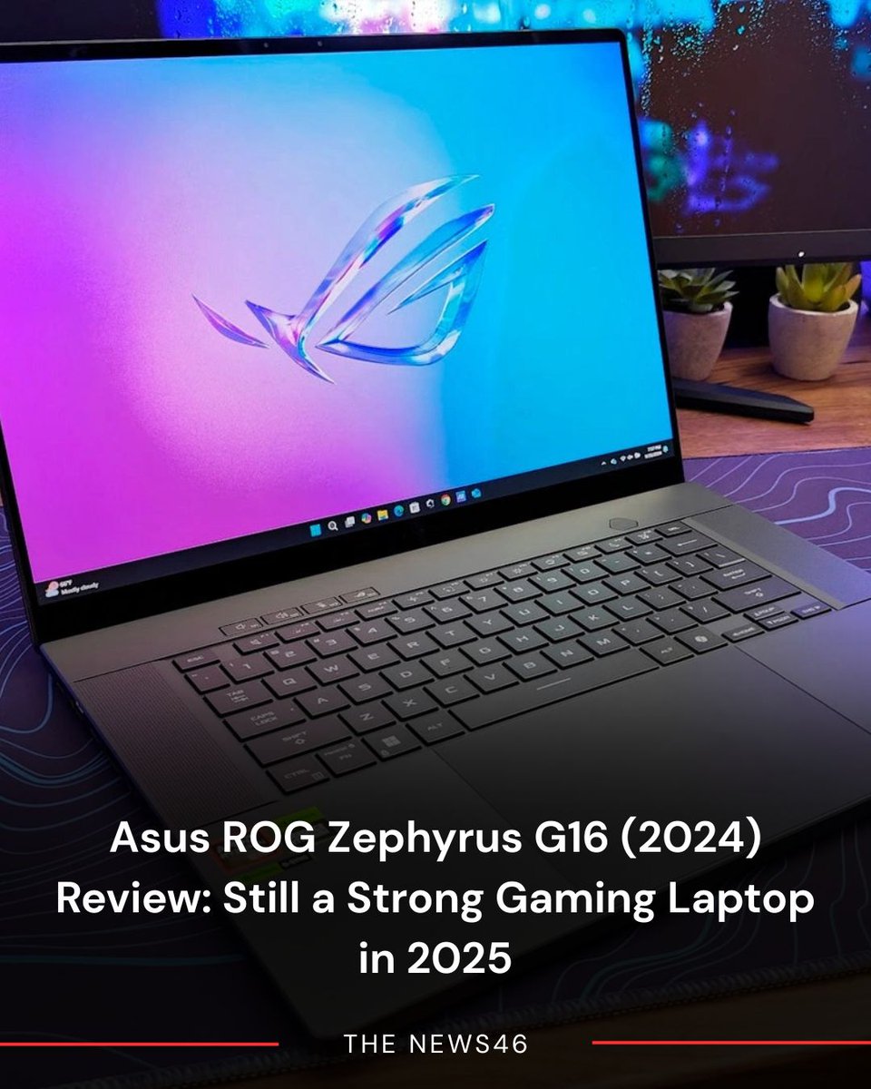 thenews046's tweet image. The Asus ROG Zephyrus G16 remains a powerhouse for gamers — sleek, fast, and future-ready in 2025!
Read: thenews46.com/asus-rog-zephy…
#AsusROG #ZephyrusG16 #GamingLaptop #TechReview #GamerLife #AsusIndia #TheNews46