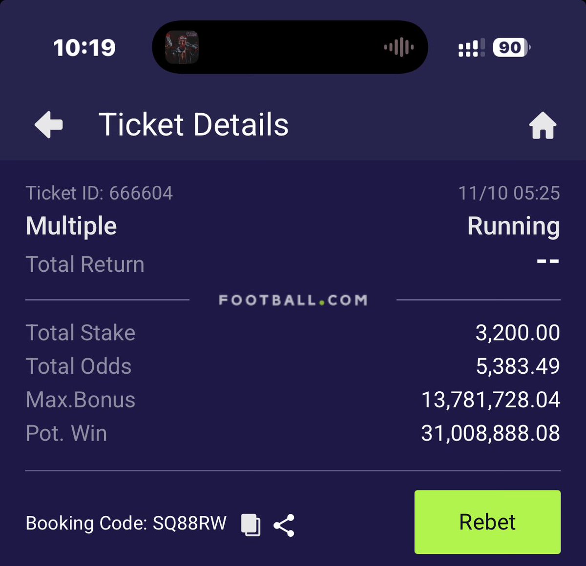 iam_fantom's tweet image. 🏈🏈 pass completions
SQ88RW 5.3k odds
That’s all for today 👏🏽