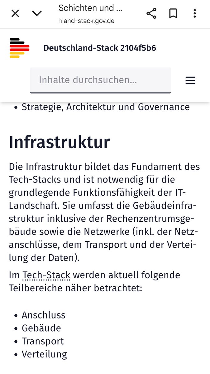 F_Boesenberg's tweet image. Interessant: Im #TechStack des  #Deutschlandstack fängt die Infrastruktur erst oberhalb der echten Hardware-Ebene an. #Chips für die Rechenzentren und woher sie kommen spielen (bisher) keine Rolle.

Ist im #Eurostack besser adressiert.

#Souveränität