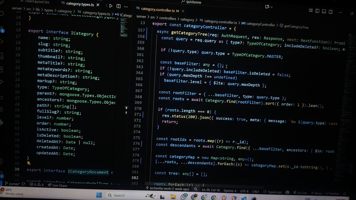 CryptholicCoder's tweet image. Day 6 of building the QuickCommerce app

While building the admin category page, hit an infinite loop &amp;amp; circular dependency hell between models 😵‍💫

Fixed it with lazy-loaded models + auto tree rebuild

Next: category/product admin &amp;amp; dynamic featured section.

#buildinpublic #saas…