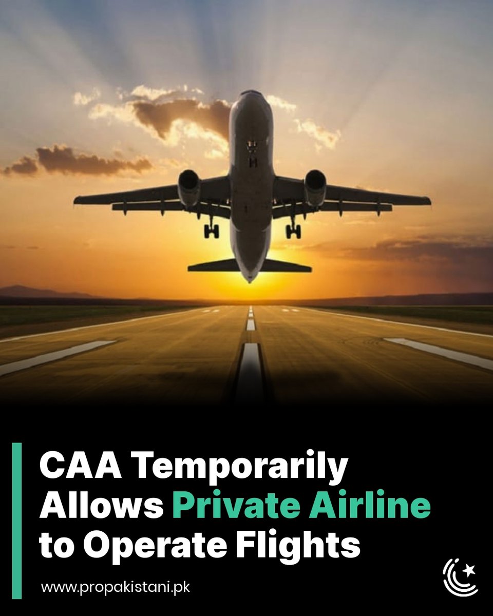 ProPakistaniPK's tweet image. The Civil Aviation Authority (CAA) has allowed Serene Air to resume limited flight operations to facilitate the return of Pakistani passengers stranded in Saudi Arabia.…

Read More:  propakistani.pk/2025/10/11/caa… 

#PCAA #Pakistaniairline #SereneAir