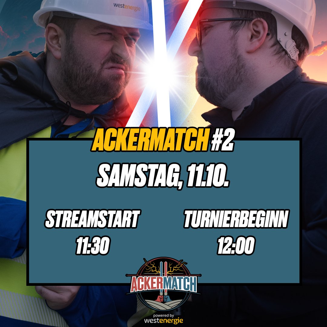 Heute wird geackert👷
🎙️<a href="/followVadda/">Kevin Westphal</a>, <a href="/Huehnchenheld/">chickenhero</a> &amp; <a href="/jokaaeuw/">Jordan</a> 
🕑11:30
📺twitch.tv/eintrachtspand…