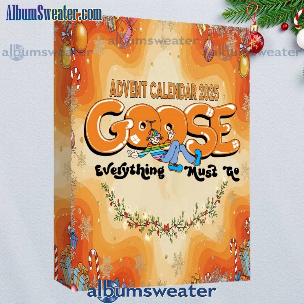 Albumsweaters's tweet image. Goose Everything Must Go Christmas Advent Calendar 2025
Get into the holiday spirit with Goose’s "Everything Must Go" themed advent calendar for 2025. #GooseTheBand #EverythingMustGo #JamBand
Buy here: albumsweater.com/goose-everythi…