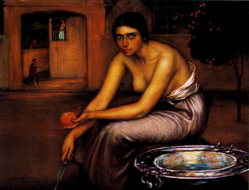 chourishi_'s tweet image. Today must be a Thursday. I could never get the hang of Thursdays.

 #quotes
#Paintings
Julio Romero de Torres Julio Romero de Torres