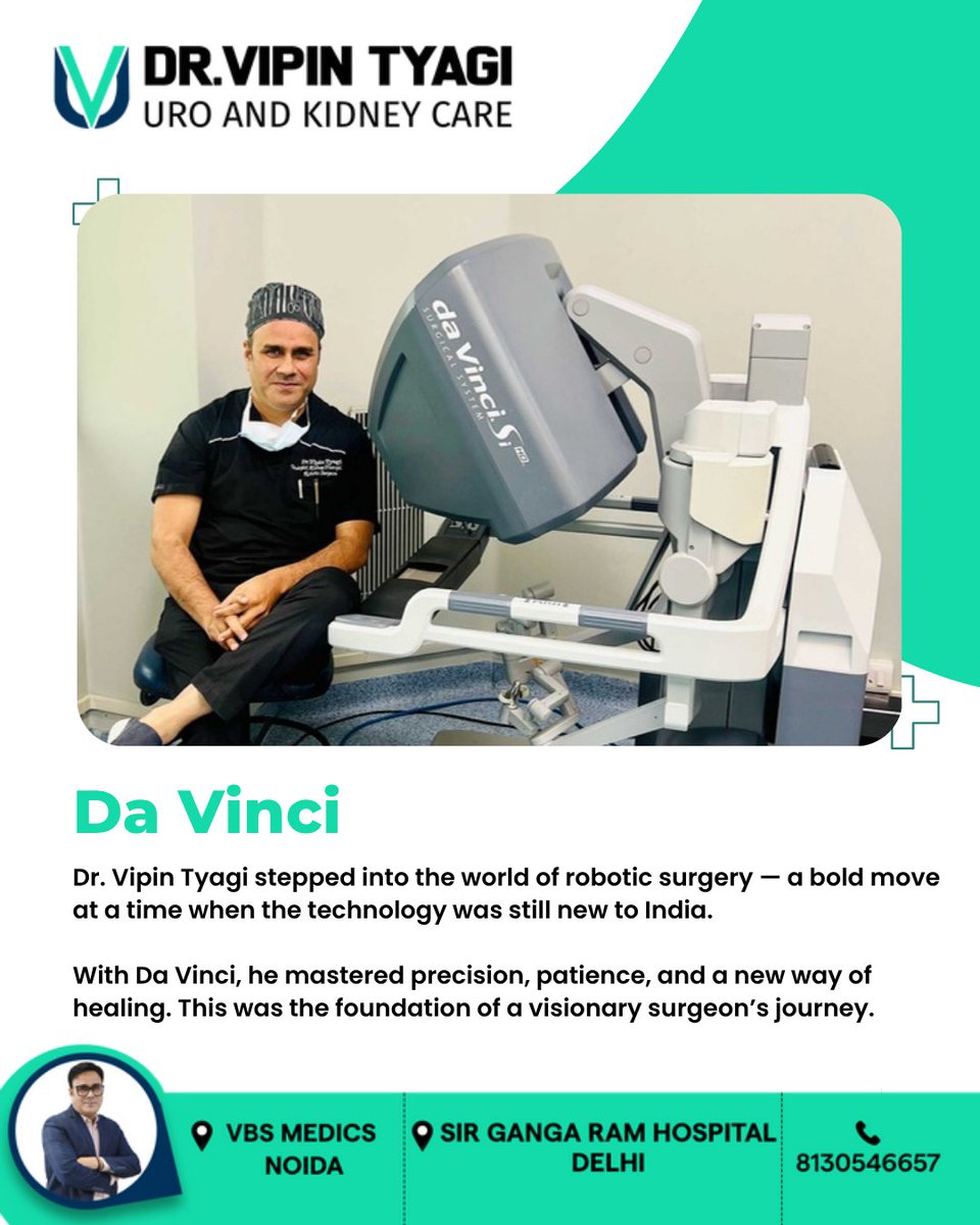 vipin_uro's tweet image. Three robots. One vision. One relentless journey of innovation.

🩺Precision. Compassion. Progress.

Visit: drvipinktyagi.com
Call: +91 8130546657

#RoboticSurgery #Urology #InnovationInHealthcare #DrVipinTyagi #MedicalExcellence