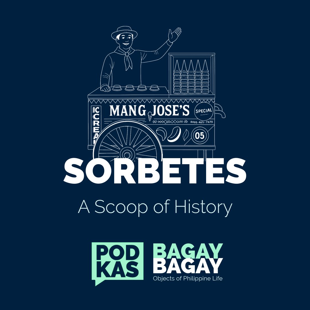podkas_'s tweet photo. If you're like us, you grew up hearing that familiar ring of your favorite sorbetero's bell, so join us as we scoop into the history of the Philippines' favorite frozen dessert! https://t.co/SdwzRD3LT7 https://t.co/DFg3dXbsGh