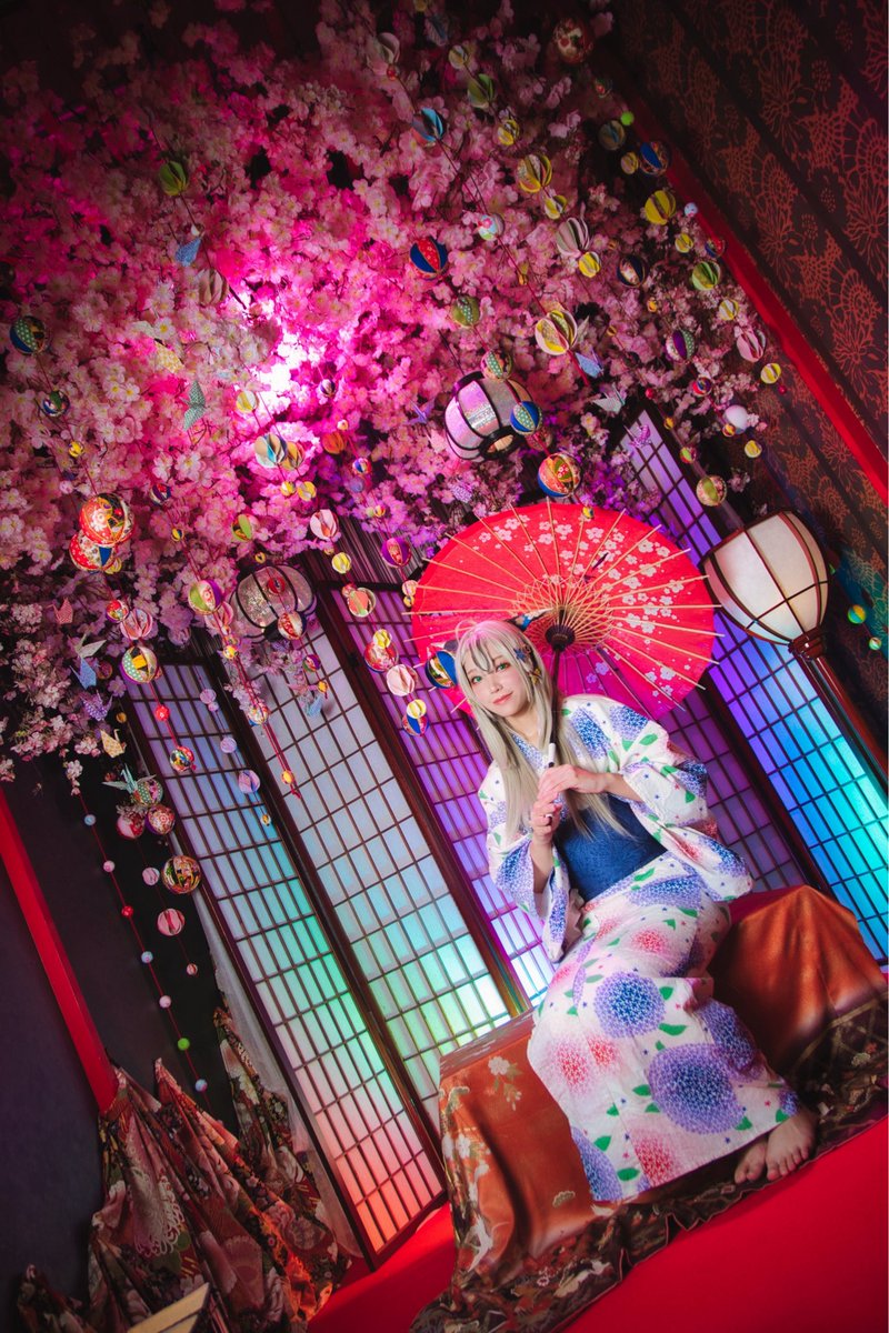 ⚠︎Cosplay  浴衣ver.

原神/綺良々🐱

📸【<a href="/8saku/">はっさく。</a> 】さん

 #原神コスプレ  #綺良々コスプレ