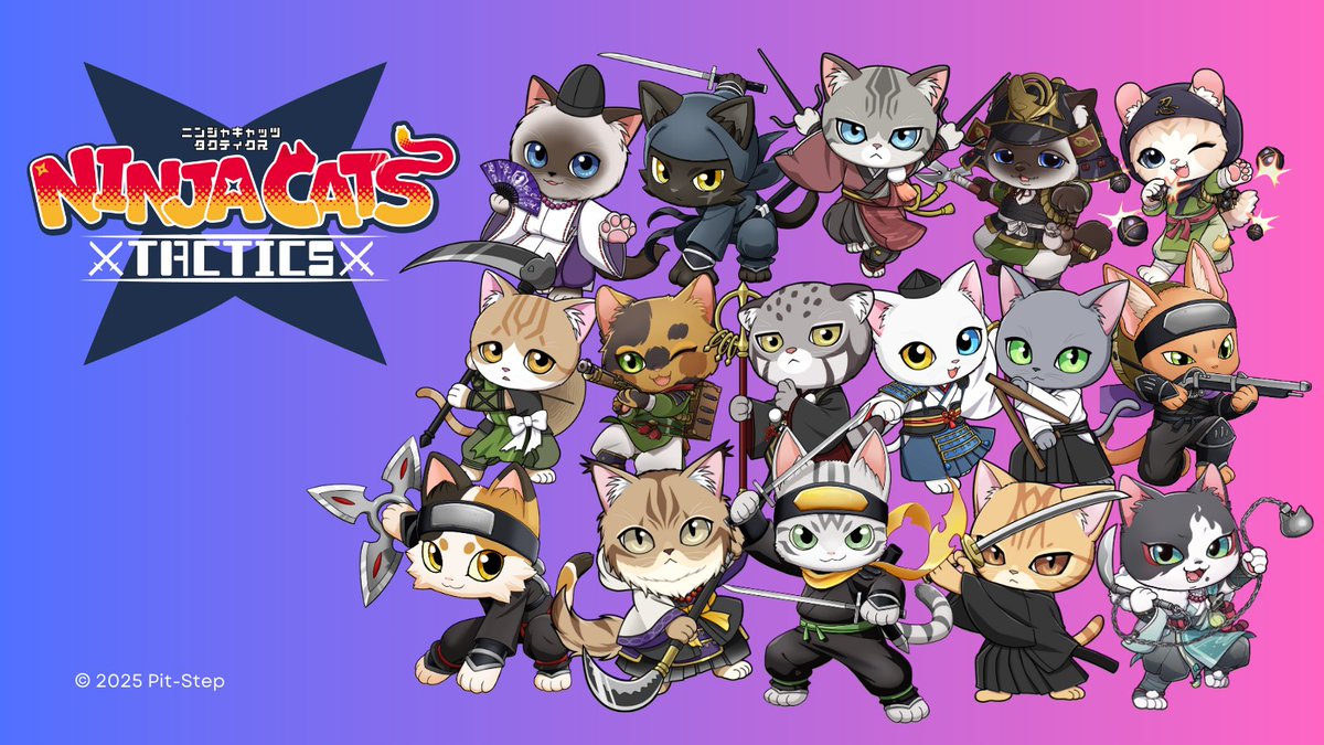 Jun Misaki｜おしゃべり育成ゲーム『NINJA CATS: Tactics』 (@junmisak