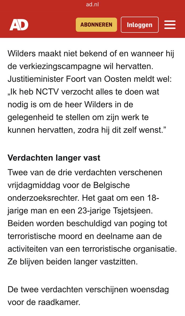 matthijsdh's tweet photo. @jndkgrf Waar ze bij de Volkskrant nog weten dat de 18-jarige verdachte van Marokkaanse komaf is, zijn ze dat bij het AD helemaal vergeten te melden. https://t.co/ozQBXuA6L0