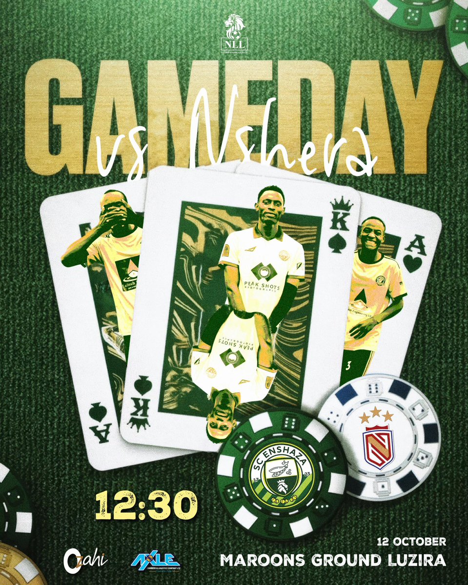 “Nshera Nshera Nshera Nshera Nshera……”🎶🎵🥁 We take on 3x Champions and guess what tomorrow you won’t sing after the full time whistle.
 
12:30 at Maroons Grounds Luzira

#TeeraEkikonoOtahemu
#NLLAtHome