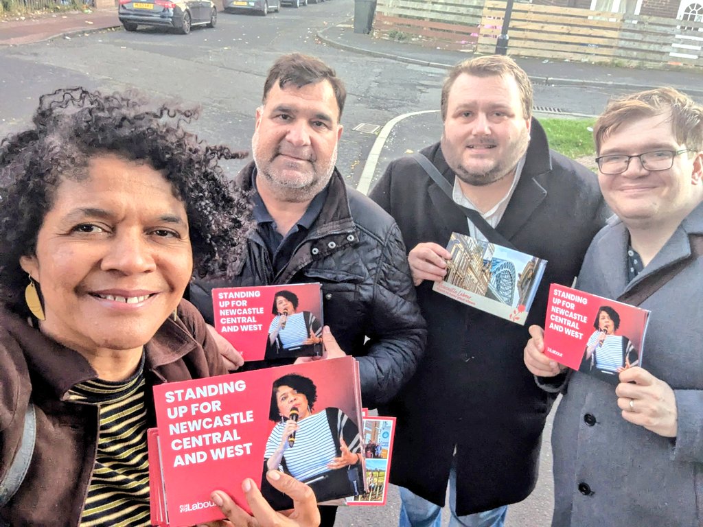 ChiOnwurah's tweet photo. Great to be out in #Elswick with the local @NewcastleLabour team talking and listening to residents about the issues that matter to them - #ASB, crime, opportunities in construction and immigration all came up. - proud to say Labour is taking action based on Labour values! https://t.co/IVHa38O9m5