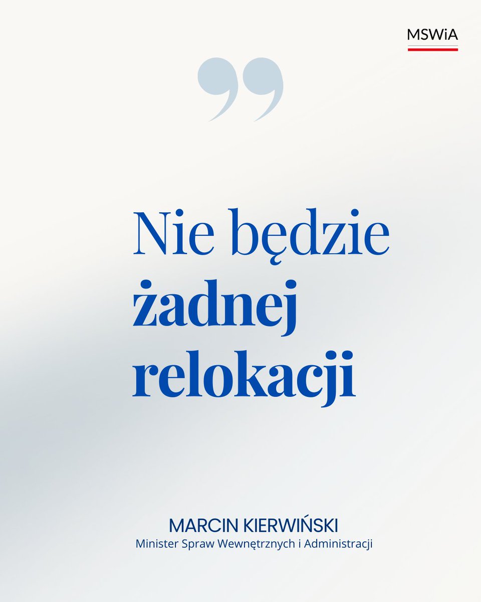 K_Galecka's tweet image. Minister @MKierwinski: 💬 Nie zgodzimy się na relokację, nie może być rozwiązywania problemów jednych, kosztem przerzucania ich na drugich. O innych aspektach polityki migracyjnej będziemy rozmawiać z naszymi partnerami.