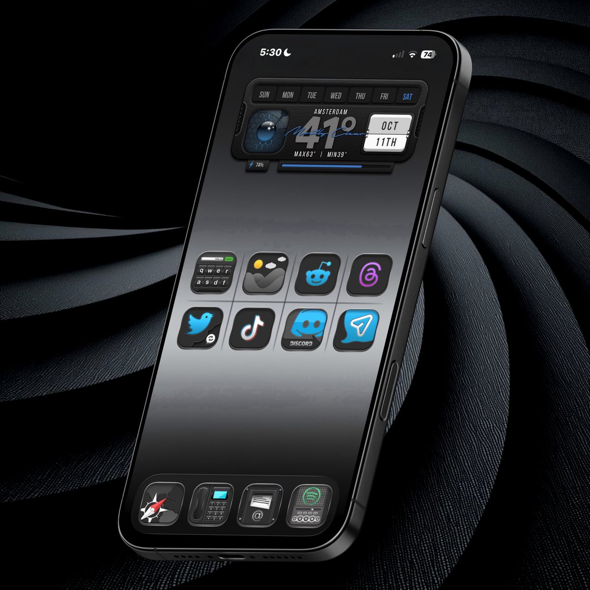 aweissdds's tweet image. @Halleyapps wallpaper 
@Coccco28 icons
@daddykool666 show walls theme 
@SeanKly mockup
@TeboulDavid1 @UtdAll @moondr1 @tombowie @rudi3700 @BinionByrd @Zooropalg