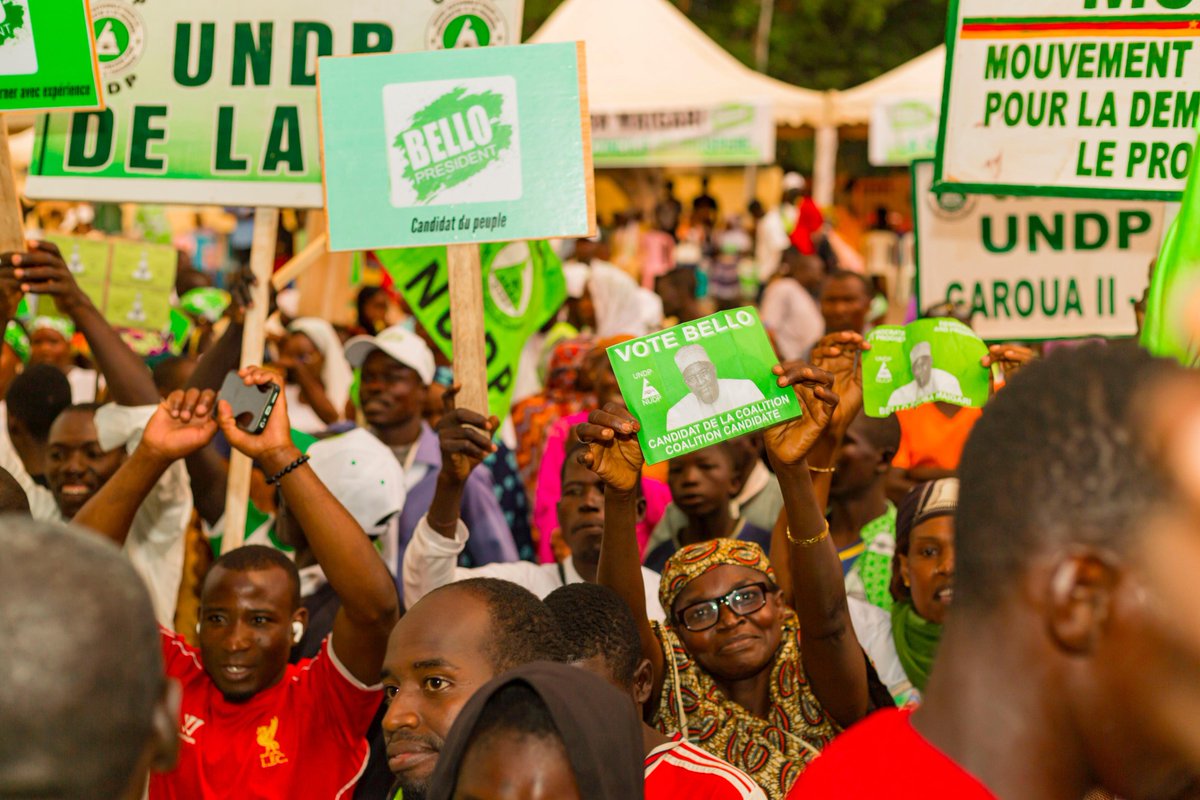 GAROUA A PARLÉ HIER !  La vague du changement grandit ! VOTEZ BELLO BOUBA Pour un Cameroun uni et prospère 🇨🇲
GAROUA HAS SPOKEN! The wave of change is growing! VOTE BELLO BOUBA For a united and prosperous Cameroon 🇨🇲
#foryouシ #facebookreelsviral #Politics #hope #cameroun