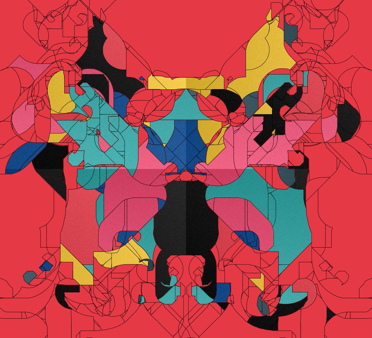 daniel_julia's tweet image. gm! #wip #genart
What do you see here? In the first image i see two horses