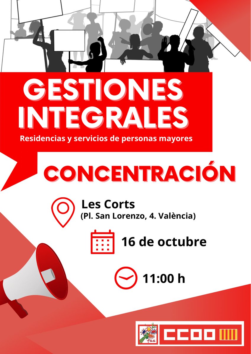 No ens rendim!
🪧Continuarem reclamant les licitacions dels centres i serveis de persones majors perquè milloren els salaris de les treballadores 
#posemcaraaladependència