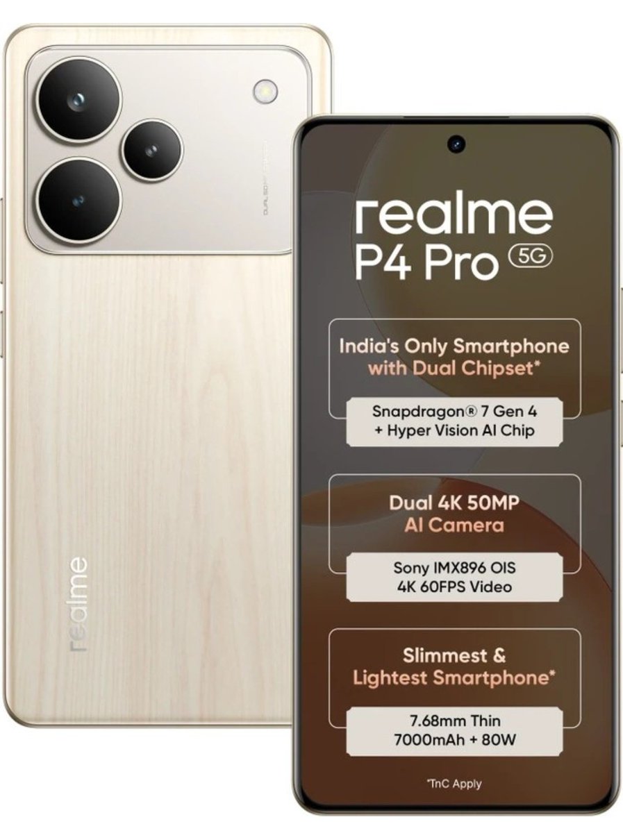 krishna262029's tweet image. 🔥✨ Wowww this is AWESOME 😍🎉 Thankyou @A_sharma45 Sir 💖 💯 🫡 

Can’t miss the chance to win the realme P4 Pro 📱💛
Already liked ❤️ reposted 🔁 &amp;amp; tagged my tech buddies 👬👭

#Giveaway #TechFamily #AnandSquad 🚀💫
Let’s goooo!! 💥💛💛
@NirajMehto
@Presidentxx24
@DivineS1319