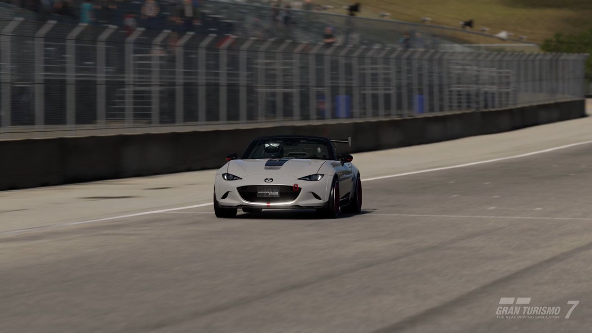 Hekun126's tweet photo. GT7:フルカスタム(現時点で)したマツダ ロードスター 12R で ウェザーテック・レースウェイ・ラグナ・セカ を走ってみた
https://t.co/4XBdawU142
空気と摩擦の力は偉大です。(^^;
#マツダ #ロードスター #roadster #12r #mazda #gt7 #ラグナセカ #WeatherTech #Raceway #Laguna #Seca https://t.co/vuqRvjix7h