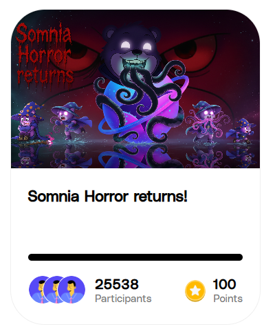Jusst_V's tweet image. Somnia Horror has Returns

Deploy your horror somnia @Somnia_Network at #NFT2sme and gain 100 point 

Good for you rank !!!

#SomniaCreator 
#SomniaNetwork
