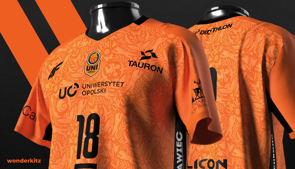 w_kitz's tweet photo. Ruszył nowy sezon @TAURONLiga 🏐

Od dziś z dumą wspieramy Uni Opole, dla których mieliśmy przyjemność zaprojektować nowe koszulki meczowe 🧡

To był wyjątkowy projekt - nasz pierwszy w świecie siatkówki kobiecej, a przy okazji przetarcie szlaków z marką 4F 💪

Trzymamy kciuki za Wilczyce i życzymy im wielu zwycięstw w nowym sezonie! 🐺