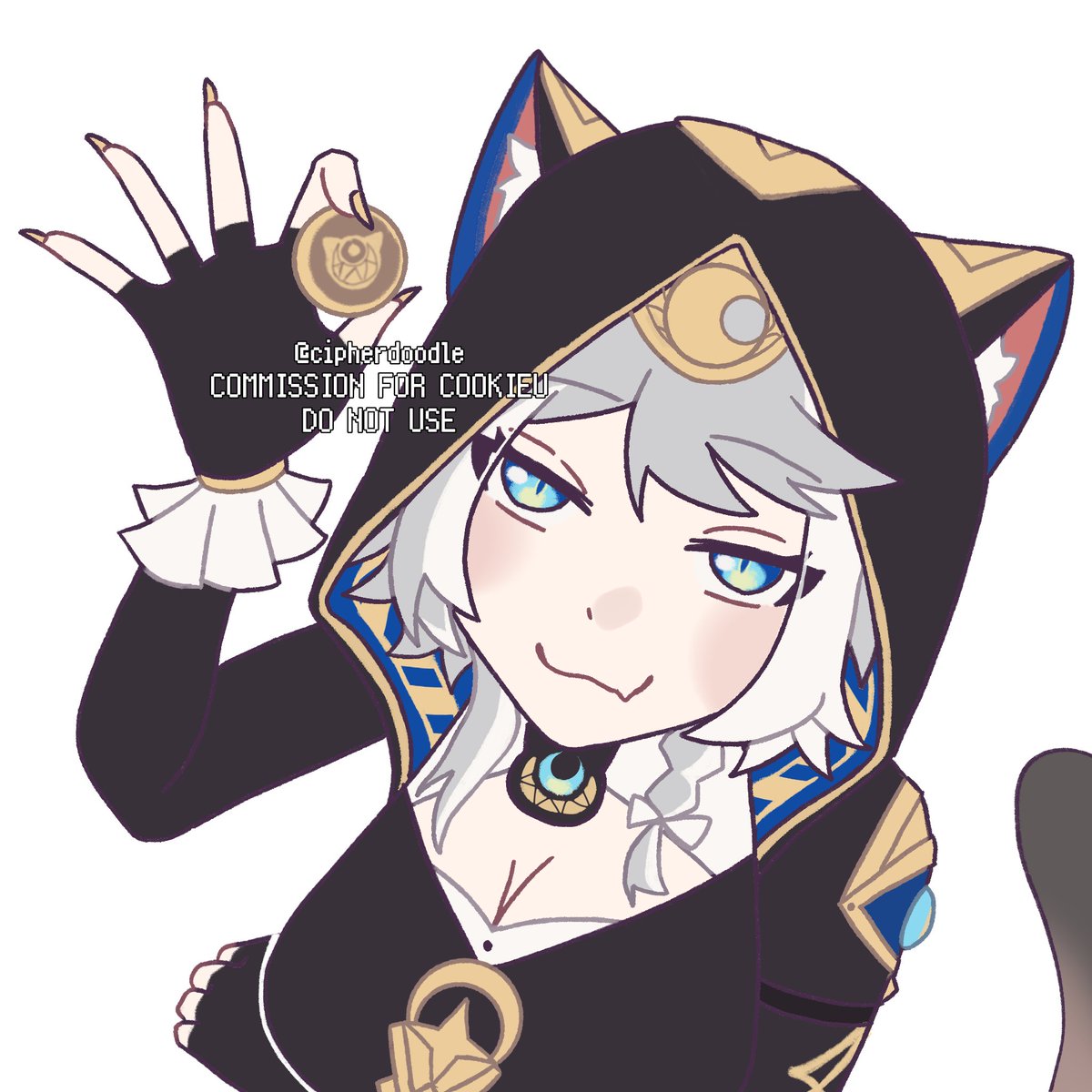 cipherdoodle's tweet image. thanks cookieu for letting me draw our favorite girl! 😼🪙💓
#VGenComm #cipher #honkaistarrail