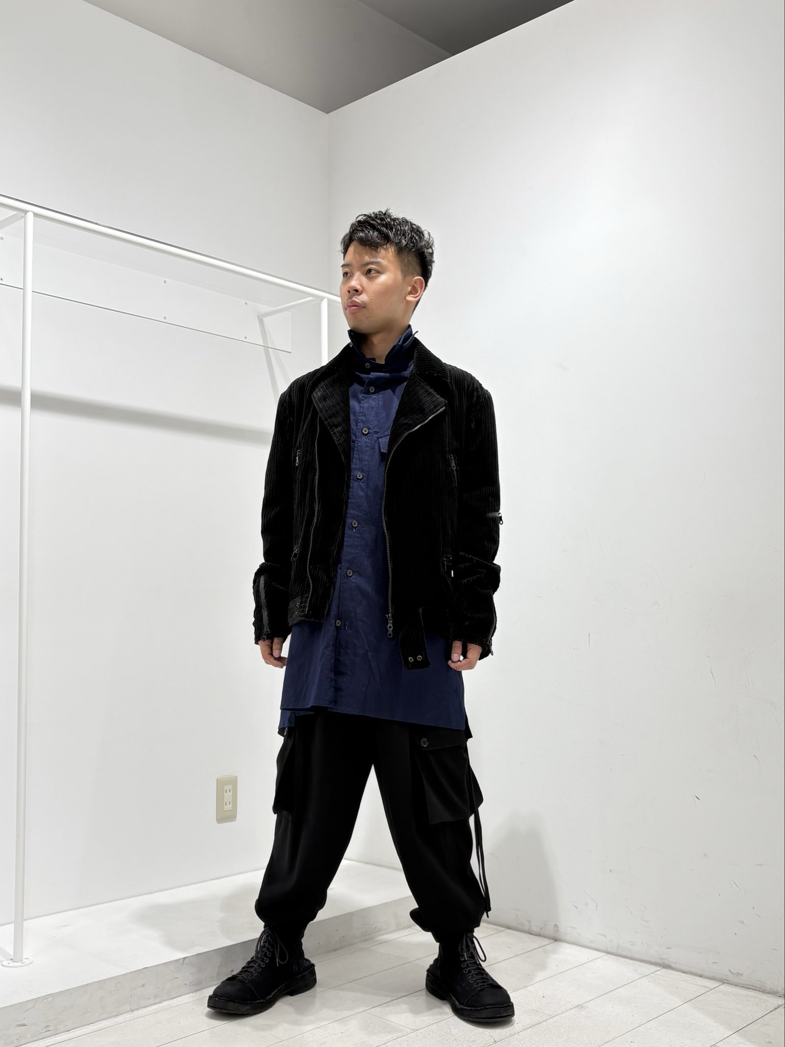 Ground Y ダークグリーン アシンメトリージャケット Ground Y ダークグリーン アシンメトリージャケット Ground Y