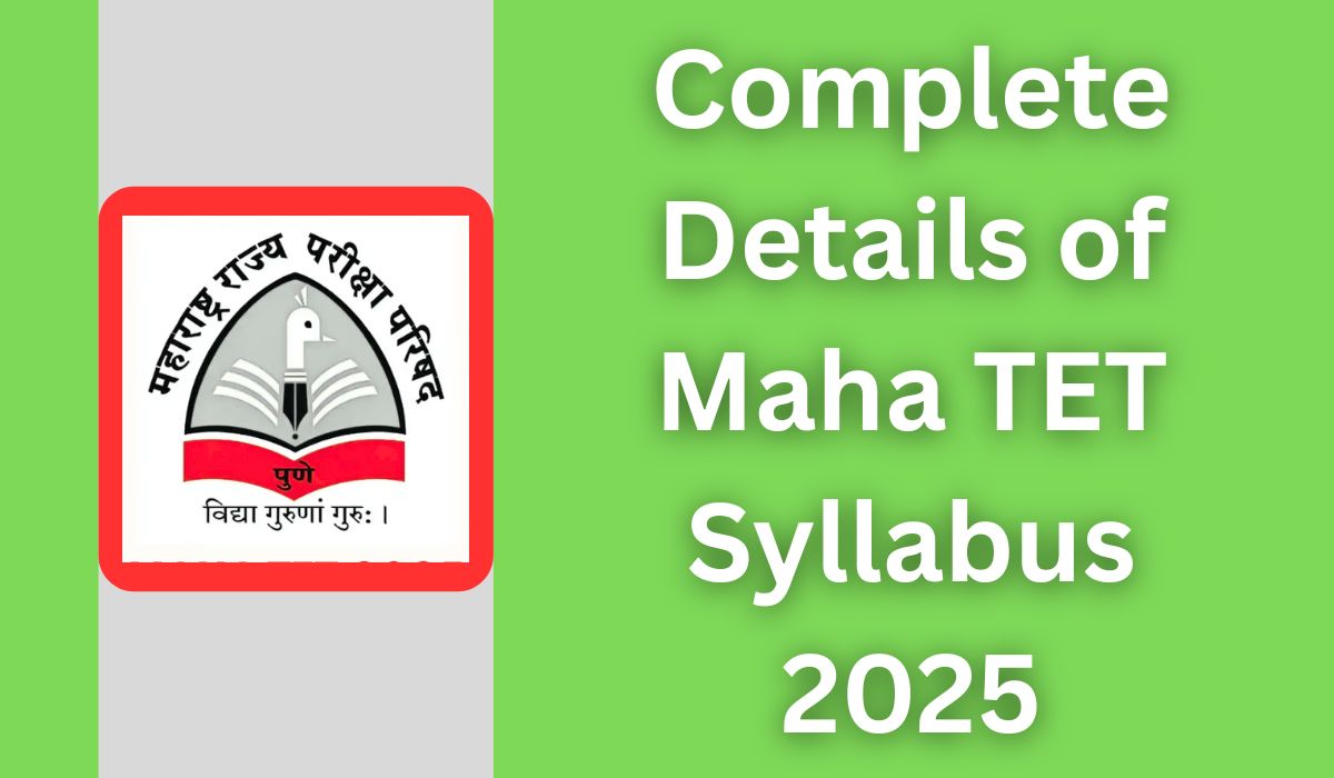 HardinNews22067's tweet image. #MAHA TET 2025 #Syllabus & Exam Pattern PDF – Download Paper 1 & Paper 2 Details
Read more - hardinkhabar.com/maha-tet-2025-…