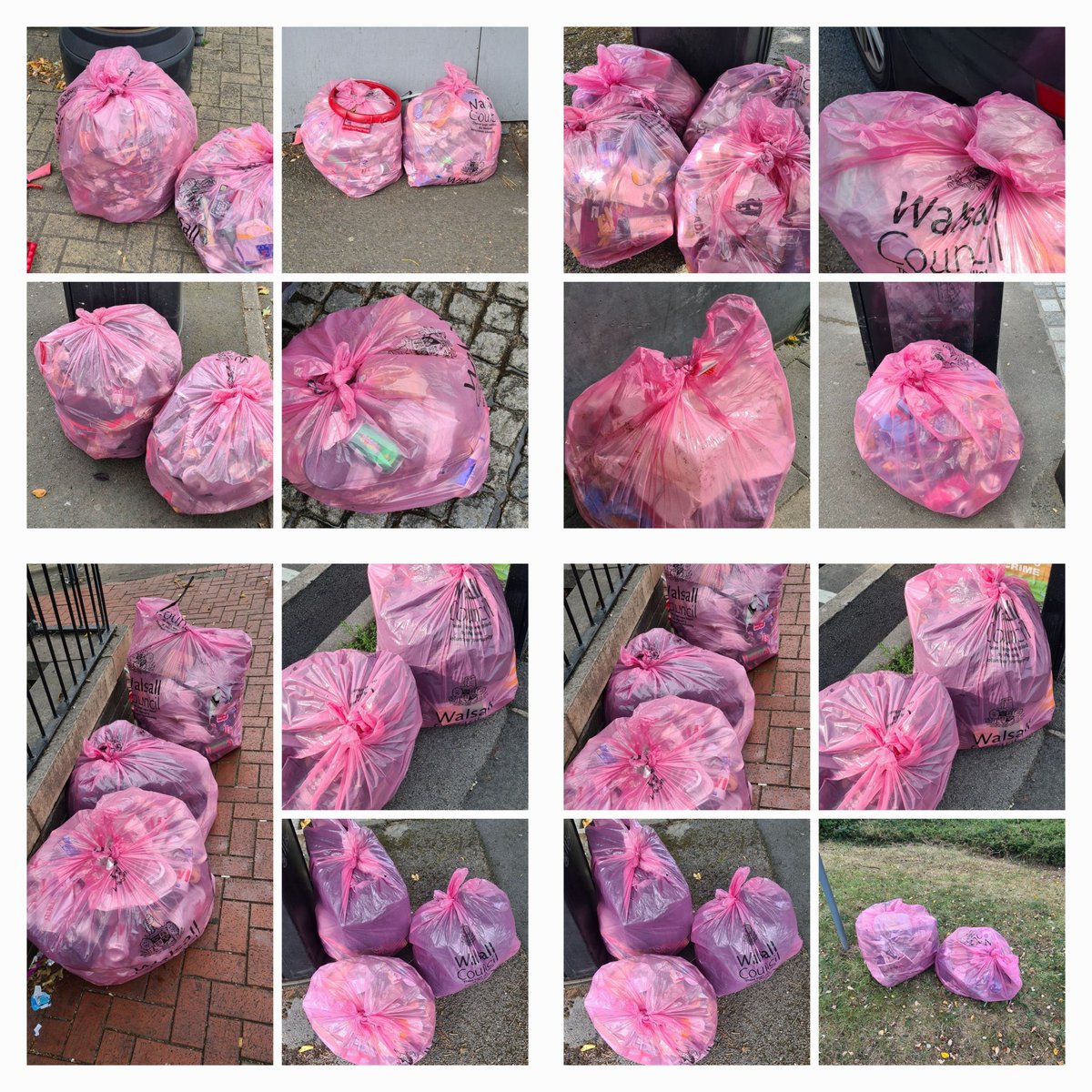 mike56200's tweet image. Don&apos;t forget my main operation is litter picking here in Aldridge and Walsall UK. I get bags &amp;amp; pickers supplied. But we can all clean up our streets around where we live easily I collect on average a 1000+ bags a year #litterattractslitter. Join this challenge  #OneMillionBags