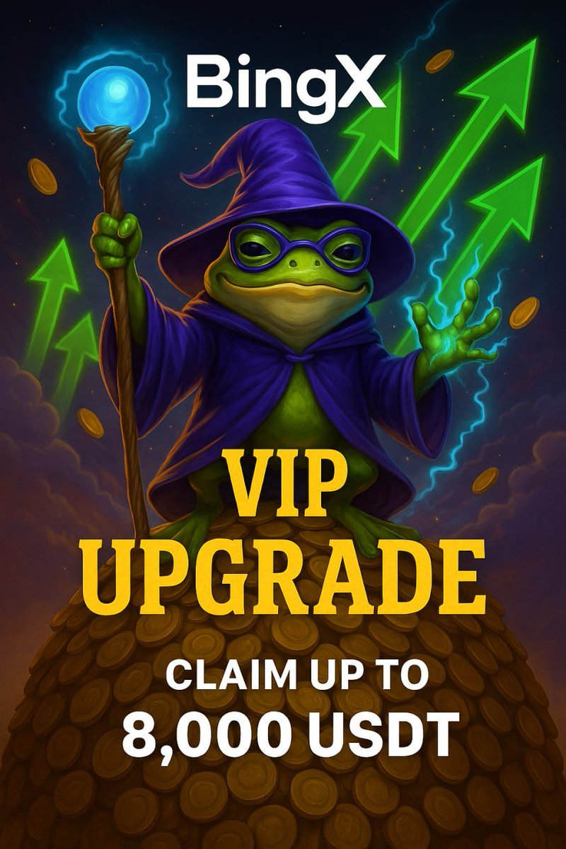 CryptoJobs3's tweet image. 💎 BINGX VIP UPGRADE IS LIVE 💎

Are you a VIP on another exchange?
It’s time to level up — instantly +2 VIP tiers and earn up to 8,000 USDT 💰

⚡️ Up to 1,000 USDT Trial Fund
📈 Hit the target, claim your Onboarding Rewards
🌐 Exclusive access via official partner channels only…