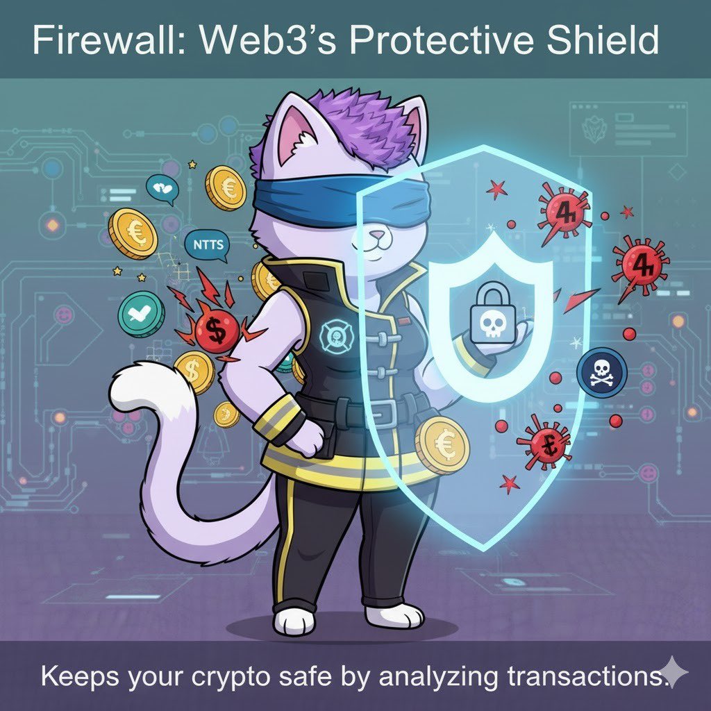 Day 2 of posting everyday about <a href="/UseFirewall/">Firewall</a> till Mainnet. 

Why firewall?

Firewall is Web3’s protective shield.
It keeps your crypto safe by analyzing transactions and preventing you from signing something dangerous.