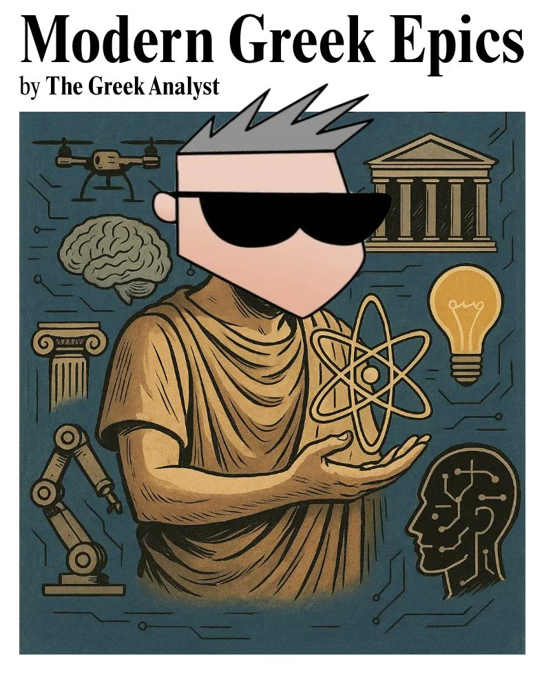 GreekAnalyst's tweet photo. Introducing: Modern Greek Epics

A new newsletter series shining a light on Greek innovators solving large problems, visionaries shaping our collective future, and any awesome people that have yet to receive the attention they deserve. https://t.co/zvs9JZqNPo