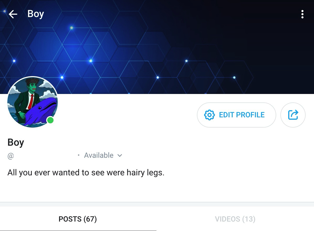 BoyMeetsWorld67.inj 🥷 (@bmw67_prmr) on Twitter photo Is it over? Is the bull officially dead? 😳
After yesterday’s massacre, I’ve decided to open an OF account.  
Premium degeneracy: my hairy legs in HD. No blocks, no forbidden words — just pure alpha and regret.
Entry cost to hairy leg paradyze:  
a) $20 USD  
b) equivalent in Is it over? Is the bull officially dead? 😳
After yesterday’s massacre, I’ve decided to open an OF account.  
Premium degeneracy: my hairy legs in HD. No blocks, no forbidden words — just pure alpha and regret.
Entry cost to hairy leg paradyze:  
a) $20 USD  
b) equivalent in