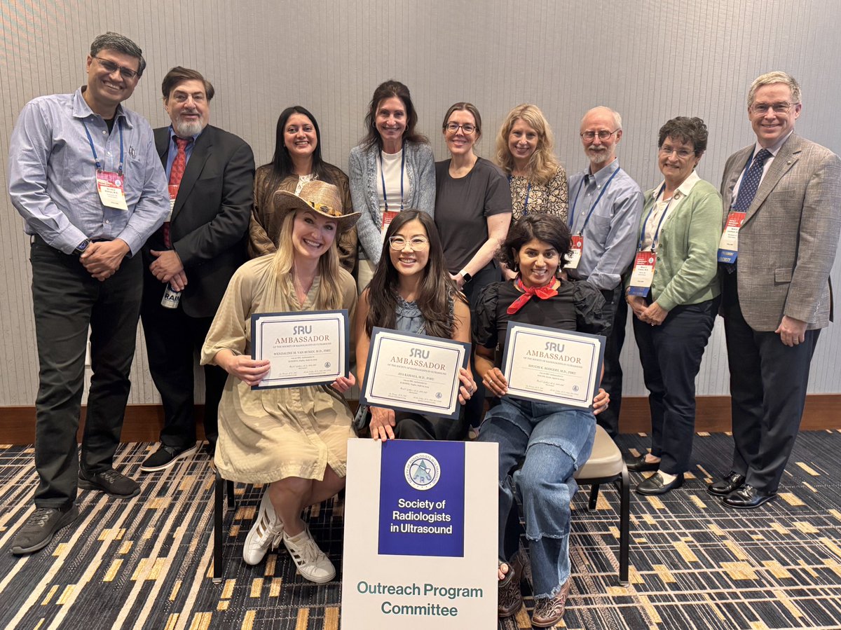 Thrilled to share the incredible work of the <a href="/sruradiology/">SRU Radiology</a> Outreach Committee! We've successfully sent nearly 9 SRU Ambassadors to global meetings last year, fostering collaboration with international societies and spreading ultrasound knowledge. #Radiology #Ultrasound