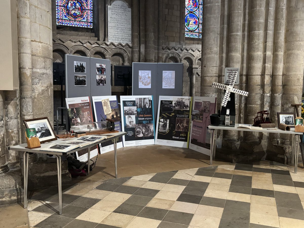 FenEngineMuseum's tweet image. At @Ely_Cathedral today for the #HarvestFestival! If the #Fens had never been drained, #Farming as we know it wouldn‘t be possible here!
#Drainage #Fens #ruralHistory @SharonKindleys