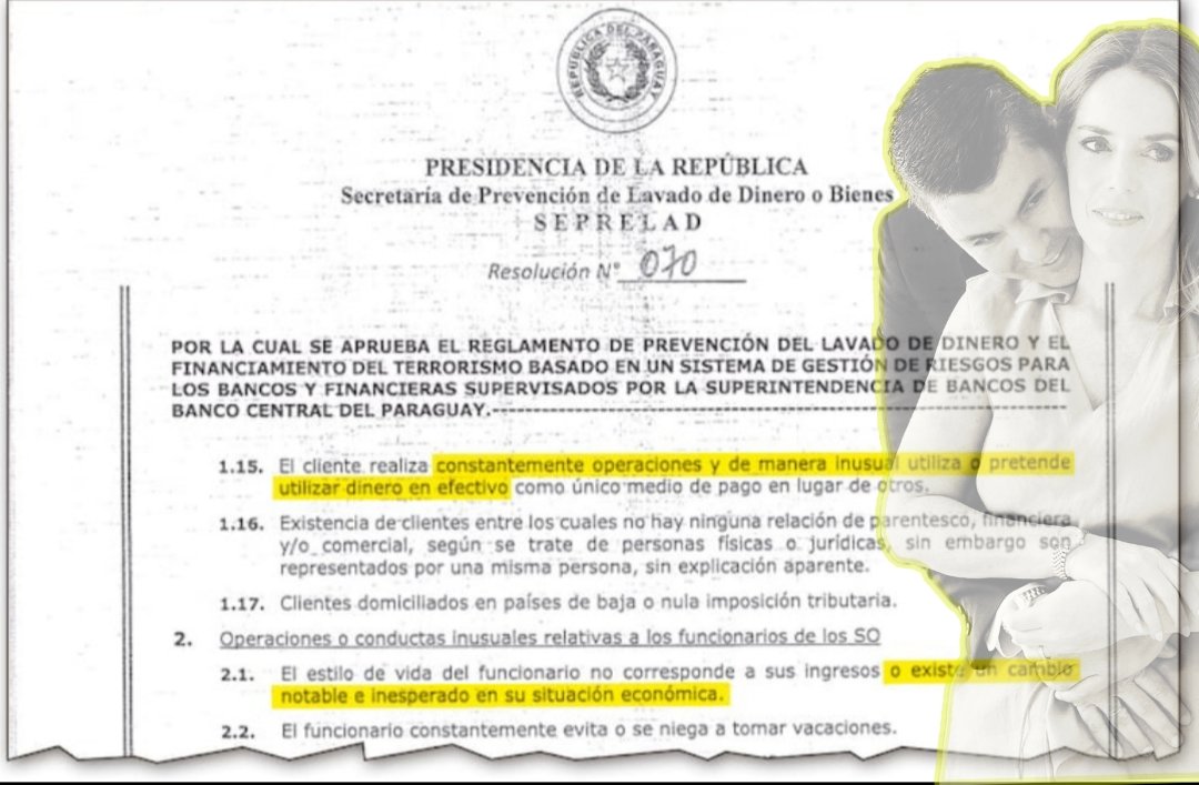 CuartoPoder_Py's tweet image. 🔴 CLASIFICACIÓN DE PEÑA Y FAMILIA ANTE SEPRELAD OBLIGA A MONITOREOS RIGUROSOS PARA JUSTIFICACIÓN DE ORIGEN DE SUS FORTUNAS
Vía @ABCDigital

◾La clasificación de Persona Expuesta Políticamente (PEP) exige al presidente Santiago Peña, a la primera dama y familiares a someterse a…