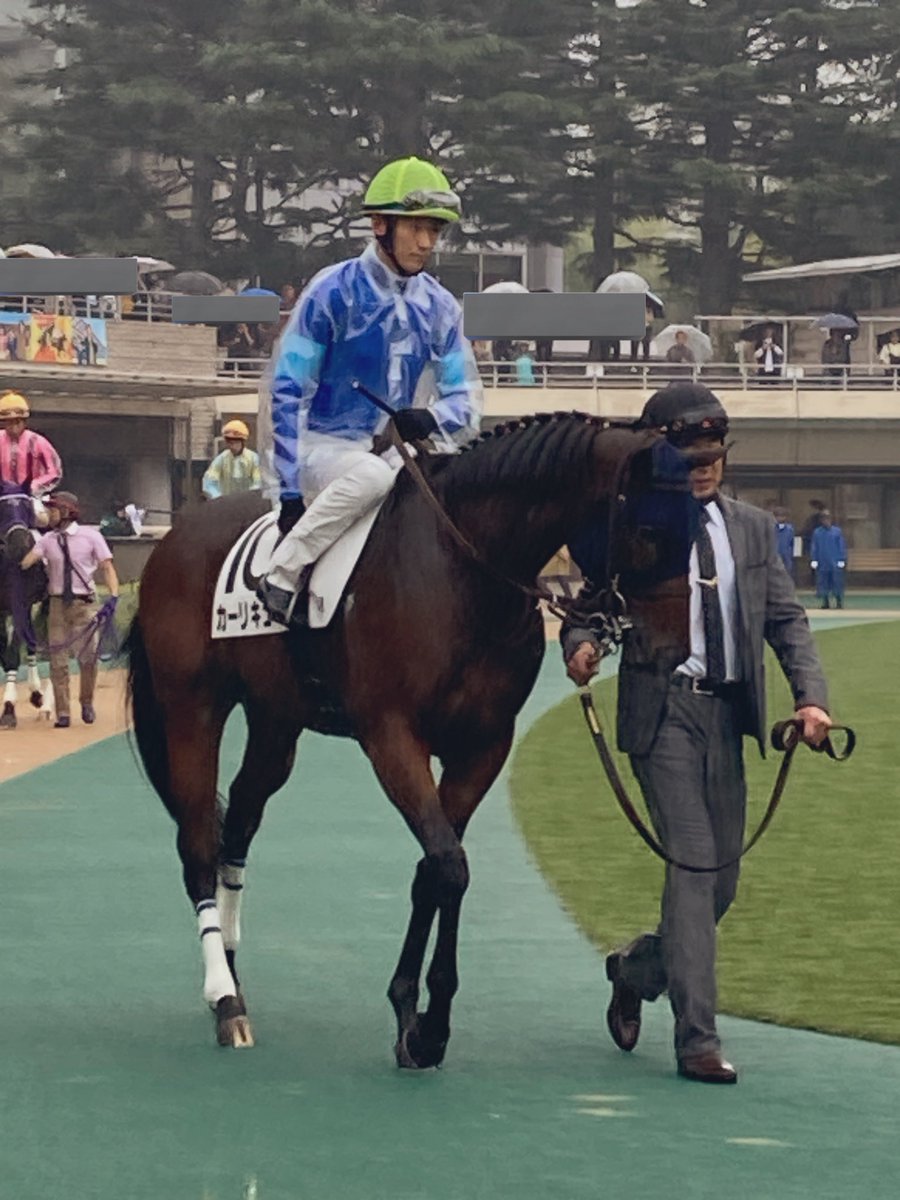 oumapakapoko's tweet image. 東京に競馬が戻ってきたので、雨降りではありましたが行ってきました🐴

パドックでもレースでも、ふりしきる雨の中、お馬さん達は皆頑張ってる✨

皆無事に完走出来ますように🙏✨
 
 #東京競馬場 
 #横山武史騎手
 #坂井瑠星騎手