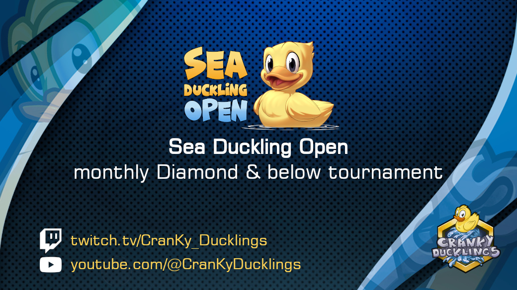 CranKyDucklings's tweet image. ( * )&lt; We're live with Sea Duckling Open 139! #SDO #SC2
Our monthly 4200 MMR tournament!
Casted by @16thSquadS &amp; @Steel_Mold
🦆 Live now at twitch.tv/CranKy_Ducklin…
and youtube.com/@CranKyDucklin…
Brackets: cranky.challonge.com/SeaDuckling139
#StarCraft #StarCraft2 #StarCraftII #esports #RTS