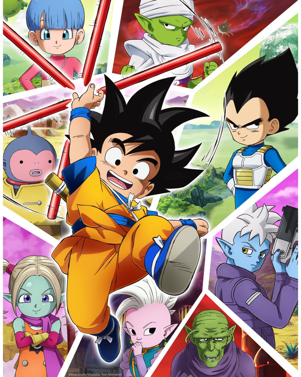 ToeiAnimationEU's tweet image. Dragon Ball Daima first episode aired one year ago!
Who’s ready for a rewatch? ✨
#DragonBallDaima #Daima #DBDaima #Goku