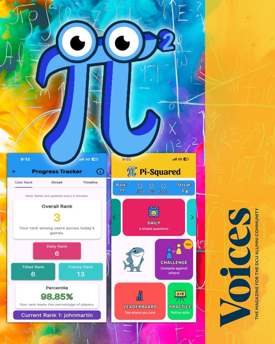 DCU's tweet image. 📐​📏​ David Carr – founder of the Pi² math app, proving maths can be fun; his move to the USA and master’s degree journey.

​👉​ dcu.ie/alumni/voices-… 

#WeLoveMath #WeAreDCU #Masters