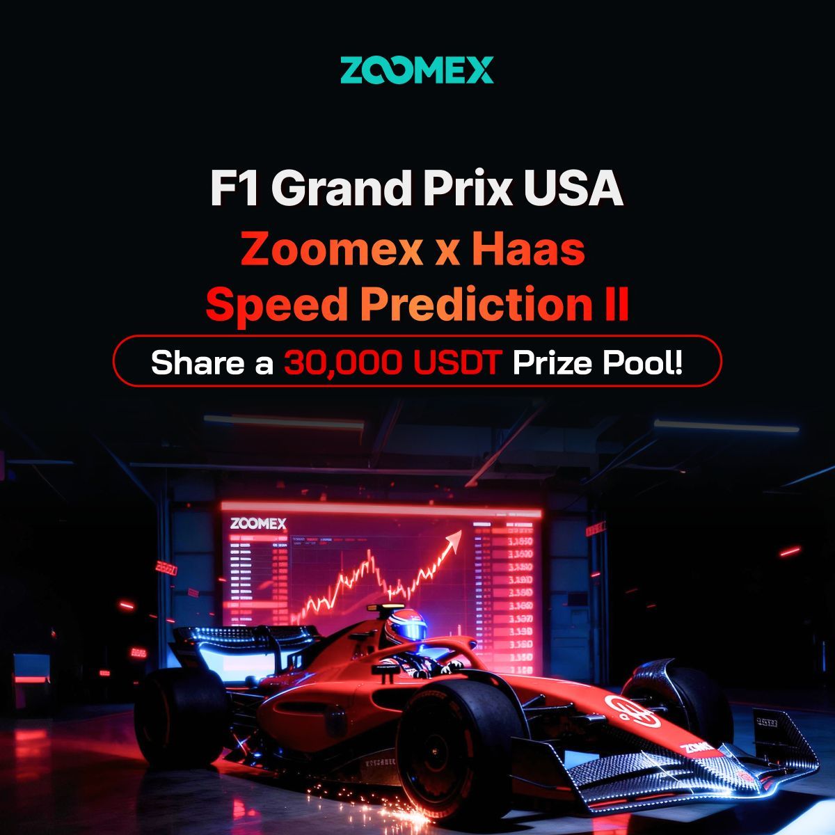 ZoomexOfficial's tweet image. 🏁 Zoomex × Haas F1 — USA GP Pop-Up Challenge 🇺🇸

Predict Haas’s final ranking &amp;amp; share 30,000 USDT rewards! 💰
Correct picks = 5× prize multiplier 🚀
Top trader wins an F1 GP Ticket 🎟️

📅 Oct 11 – Oct 20 (UTC)
👉 Join now: i.zoomex.com/iabCr0x 

#Zoomex #HaasF1 #USAGP #Crypto…