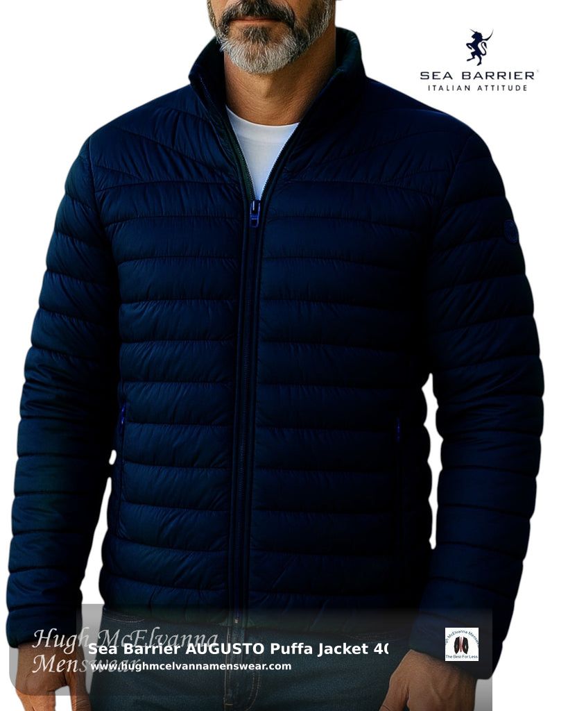 MenswearKeady's tweet image. Embrace Italian elegance &amp;amp; everyday warmth with the Sea Barrier AUGUSTO Puffa Jacket 4000 in Navy. Perfect for any outfit, any occasion. A must-have this season! 🌊🇮🇹 #Men'sCasual #PuffaJacket #SeaBarrier #AW25 Get yours now for £85.00: shortlink.store/xlvg97nmdvsu