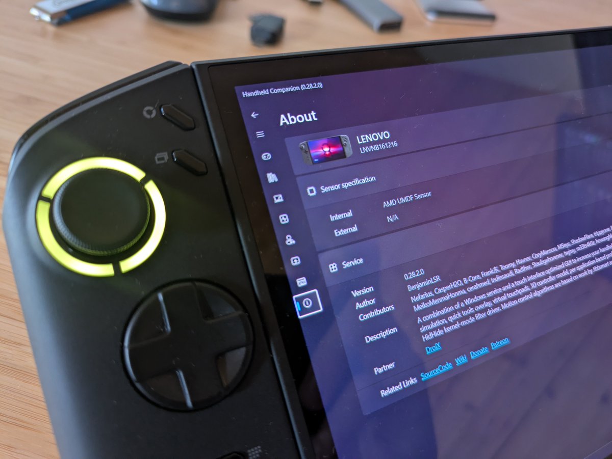 HCompanionX's tweet image. With our latest #patreon release 0.28.1.2, we're bringing full compatibility over the @Lenovo Legion Go 2 and used it to play @ValorMortis with gyro aiming.